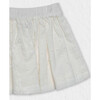 Philo Baby Skirt, White Plumeti Embroidered - Shorts - 2