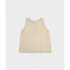 Fleur Girl Blouse Sleeveless, Flowery Yellow - Blouses - 2