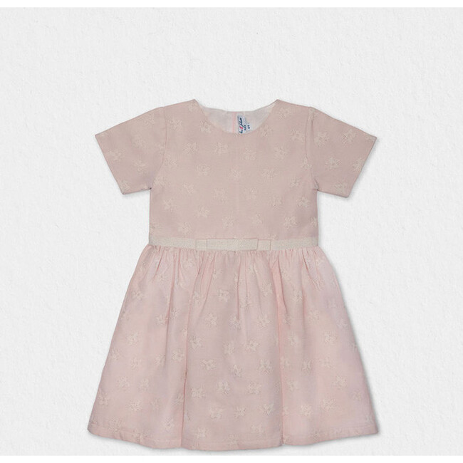 Eryna Girl Dress Short Sleeve, Pink Gold
