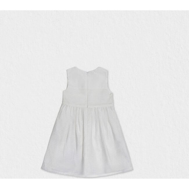 Etoile Baby Dress Sleeveless, White Organza - Dresses - 2