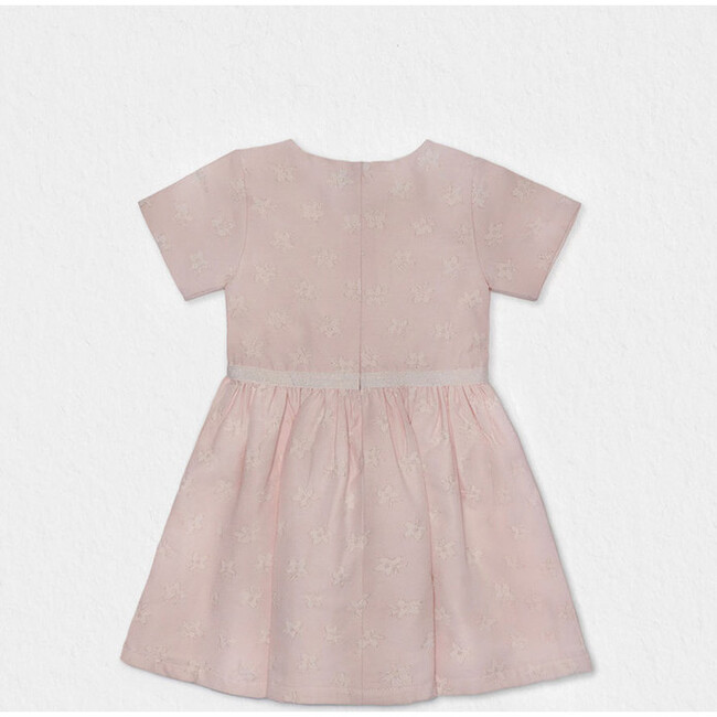Eryna Girl Dress Short Sleeve, Pink Gold - Dresses - 2