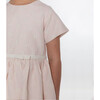 Eryna Girl Dress Short Sleeve, Pink Gold - Dresses - 3