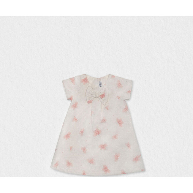 ELSa Baby Dress Short Sleeve, Pink Butterfly - Dresses - 1