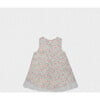 Elise Baby Dress Sleeveless, Flowery Lilac - Dresses - 2