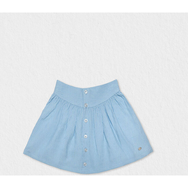 Edena Girl Skirt, Blue Stripes