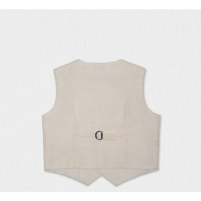 Dino Boy Vest, Off White - Vests - 2