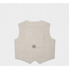 Dino Boy Vest, Off White - Vests - 2
