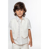 Dino Boy Vest, Off White - Vests - 3