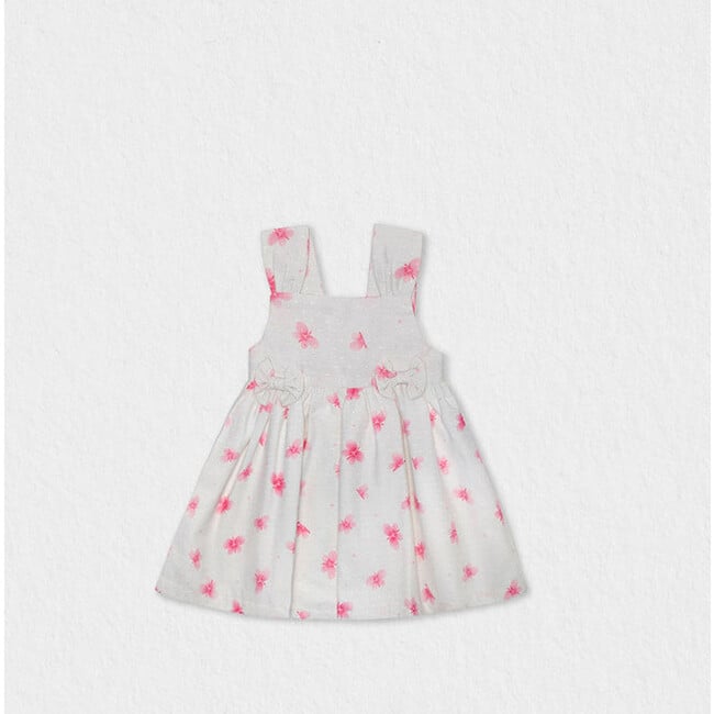 Desiree Baby Dress Sleeveless, Fuchsia Butterfly