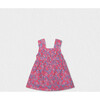 Desiree Baby Dress Sleeveless, Flowery Fuchsia - Dresses - 1 - thumbnail