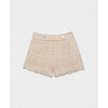 CaiSSy Girl Shorts Tweed, Beige Green Tweed - Shorts - 1 - thumbnail