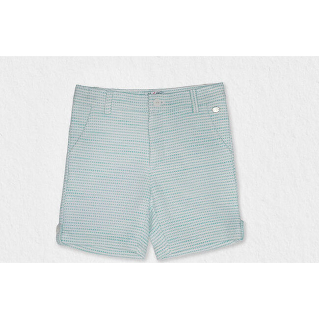 Billy Boy Shorts Tweed, Sky Blue