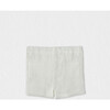 Bob Baby Shorts Linen, White - Shorts - 2