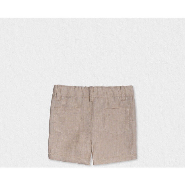 Bob Baby Shorts Linen, Light Beige - Shorts - 2