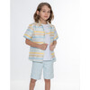 Billy Boy Shorts Tweed, Sky Blue - Shorts - 4