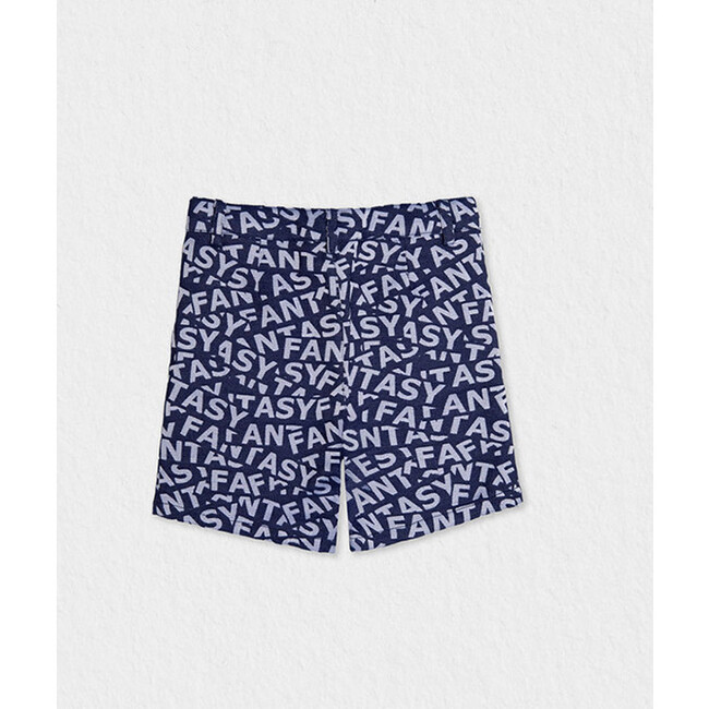 Billy Boy Shorts, Navy Blue Fantasy - Shorts - 2