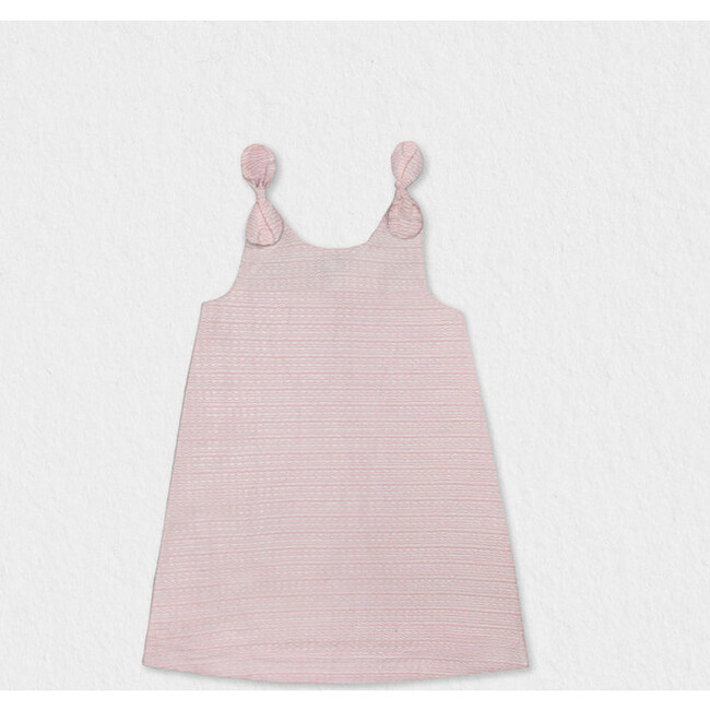 Becca Girl Dress Sleeveless, Baby Pink - Dresses - 2