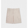 Andre Boy Shorts Linen, Light Beige - Shorts - 1 - thumbnail