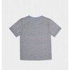 Alfred Boy T-Shirt Short Sleeve, Black Colored Plumeti - T-Shirts - 2