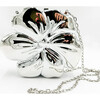 Gracie Flower Bag, Silver - Bags - 1 - thumbnail