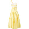 Iris Maxi Dress, Yellow Stripe - Dresses - 4