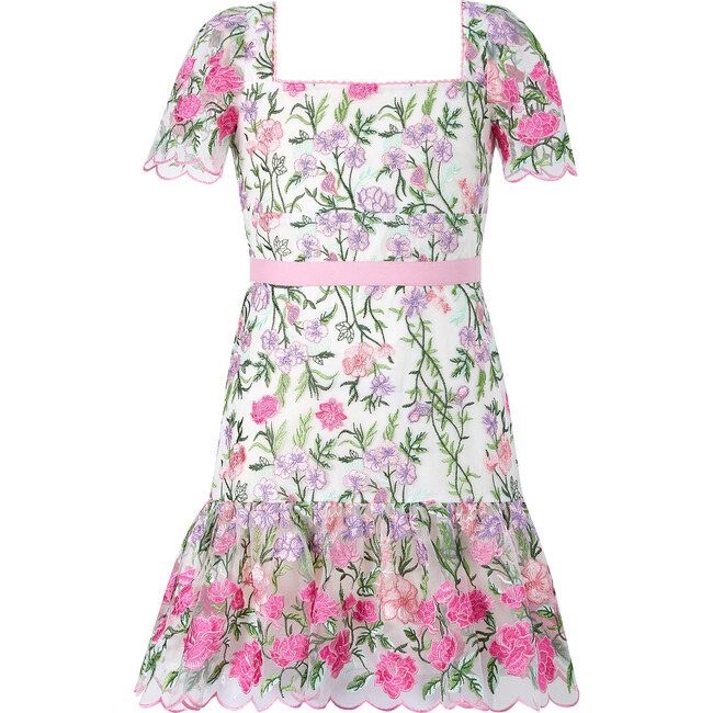 Clara Embroidered Mini Dress, Floral