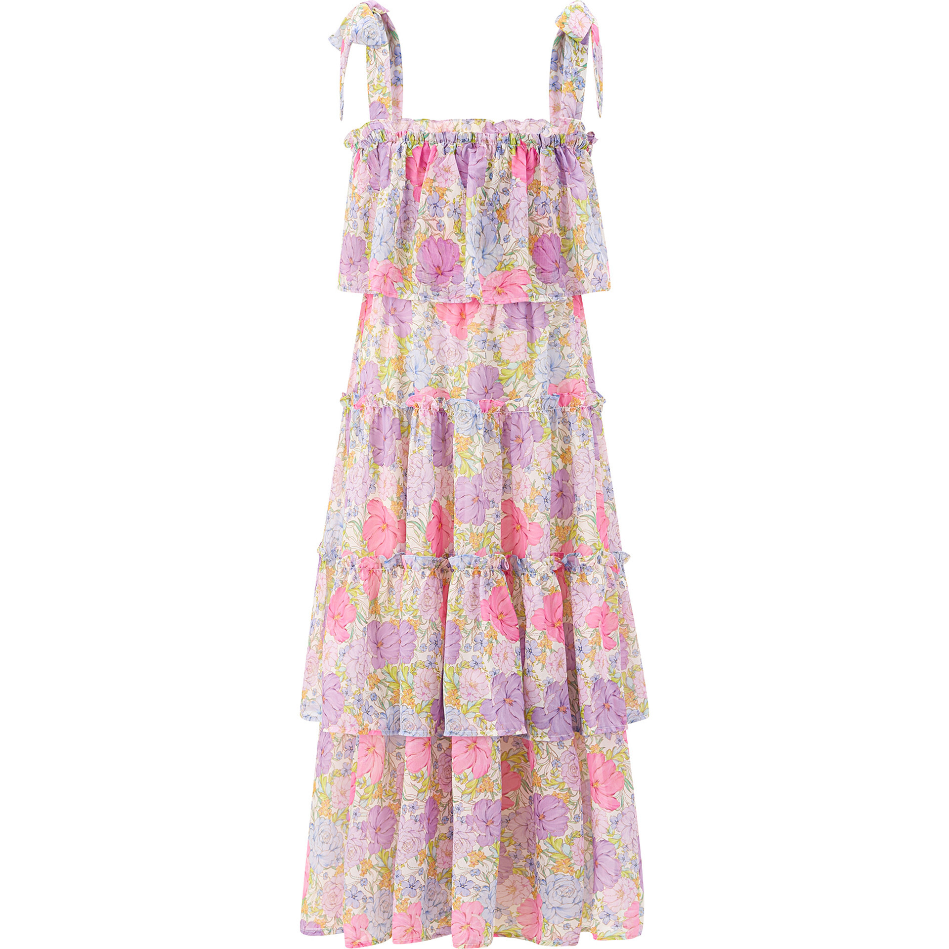 Charlotte Maxi Dress, Floral - Dresses - 1