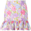 Charlotte Embroidered Mini Skirt, Floral - Skirts - 1 - thumbnail