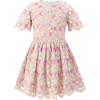 Charlotte Embroidered Mini Dress, Floral - Dresses - 1 - thumbnail