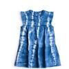 Pixie Pleated Yoke Flutter Sleeve Button Back Closure Dress, Shibori - Dresses - 1 - thumbnail