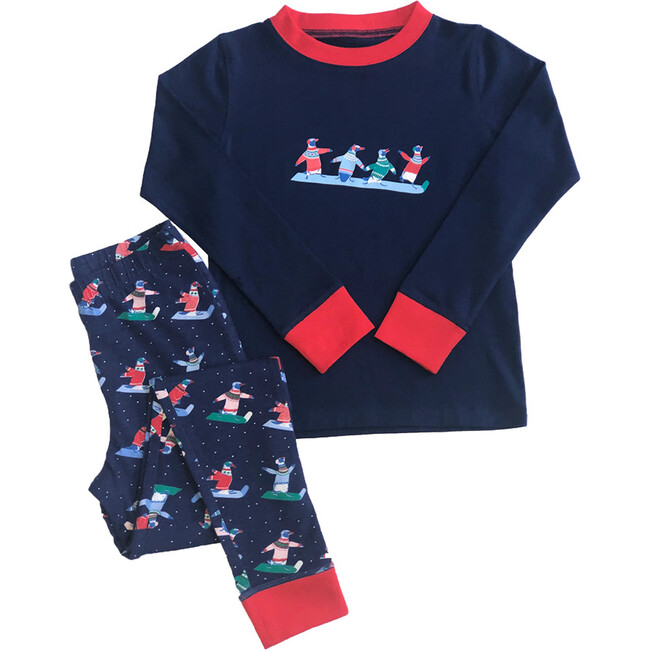 Kids Holiday Pajamas, BD Penguins