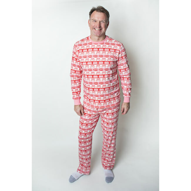 Mens Holiday Pajamas, DD Bus Stripe - Pajamas - 3