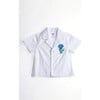 Happy Camp Embroidered Thistle Collar Neck Short Sleeve Shirt, Thistle - Shirts - 1 - thumbnail