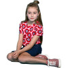 Carlee Cotton Blend Easy Fit Crew Neck Short Sleeve T-Shirt, Red Poppy - T-Shirts - 2