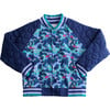 Biggs Print Long Raglan Sleeve Bomber Jackets, Salt Marsh - Jackets - 1 - thumbnail