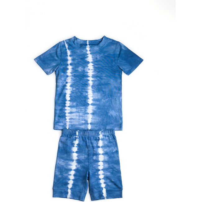 All Day Long Cuffed Shorts Pajamas Set, Shibori