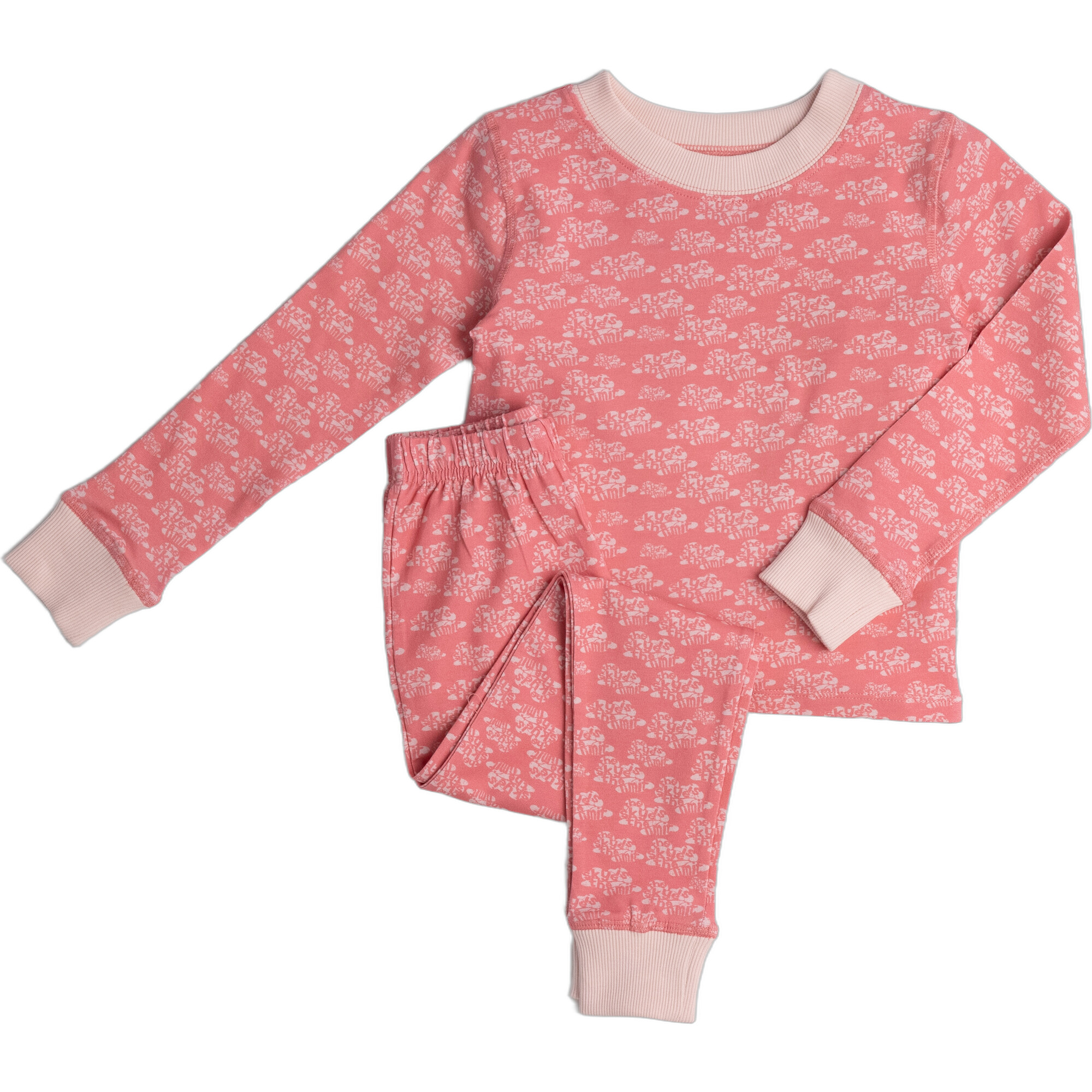 All Day Long Cuffed Pajamas, The Skye Is The Limit Bubblegum - Pajamas - 1