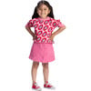 Corduroy Snap Front Short Skirt, Bubblegum - Skirts - 2