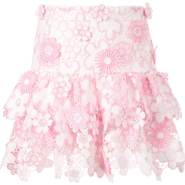 Amara Embroidered Skirt, Pink