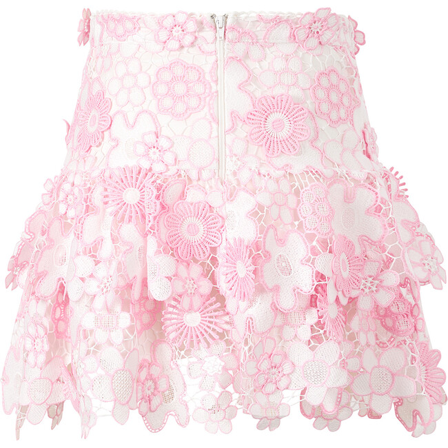 Amara Embroidered Skirt, Pink - Skirts - 3