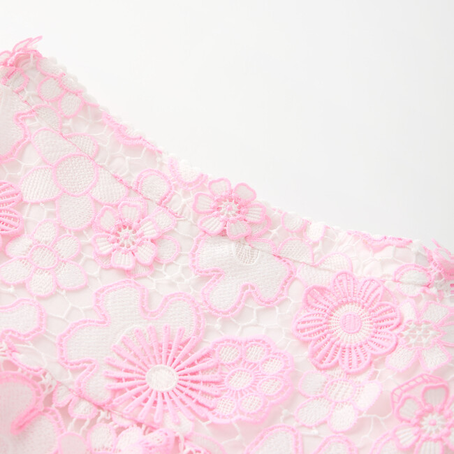 Amara Embroidered Skirt, Pink - Skirts - 8