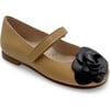 Camille Mary Jane Shoes, Tan/Black Leather - Mary Janes - 1 - thumbnail