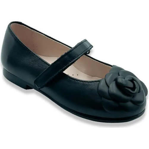 Camille Mary Jane Shoes, Black Leather