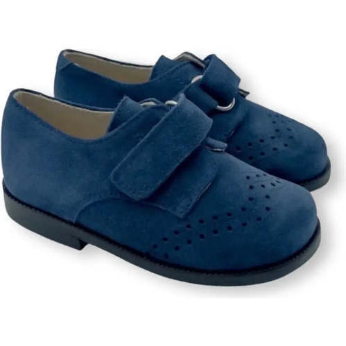 Christian Dress Shoes, Navy Suede - Dress Shoes - 3