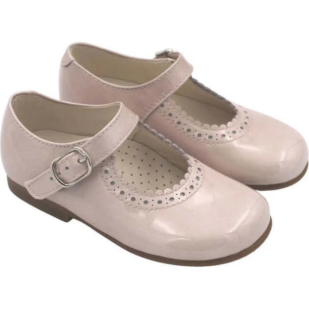 Natalie Mary Jane Shoes, Light Pink Patent Leather - Mary Janes - 3