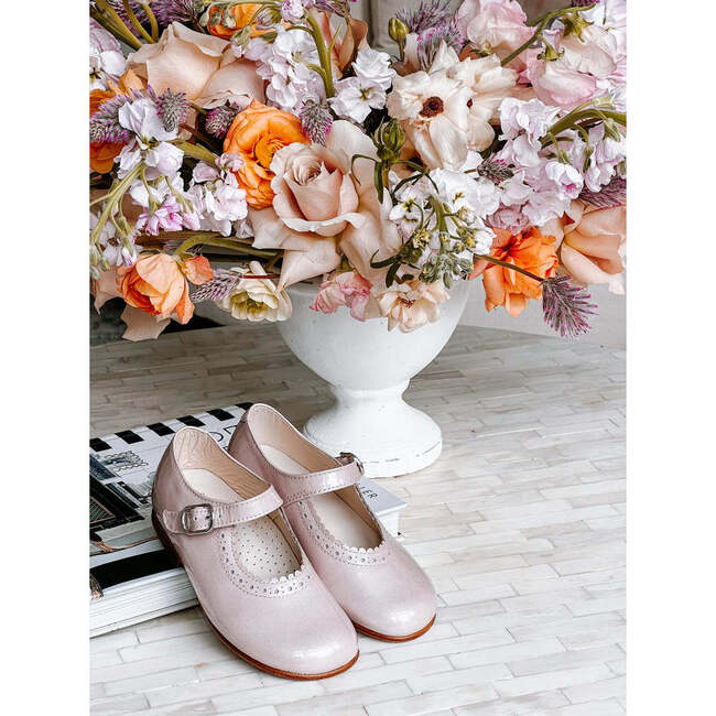 Natalie Mary Jane Shoes, Light Pink Patent Leather - Mary Janes - 6