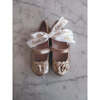 Camille Mary Jane Shoes, Gold Leather - Mary Janes - 7