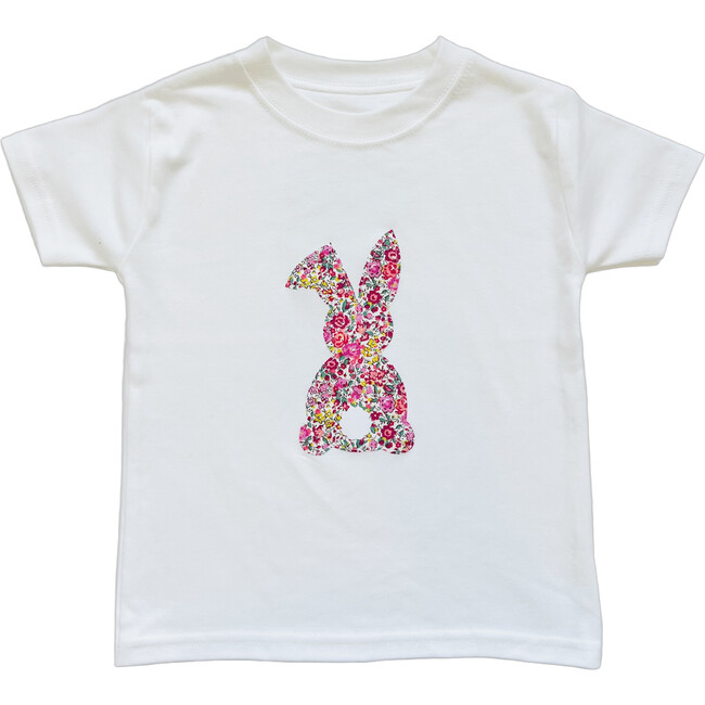 Liberty of London Childrens Bunny Short Sleeve T-Shirt, White