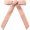 Rosette Velvet Long Tail Clip, Ballet Slipper - Bows - 1 - thumbnail