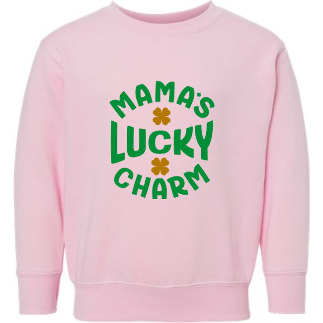 Mama's Lucky Charm Sweatshirt, Pink